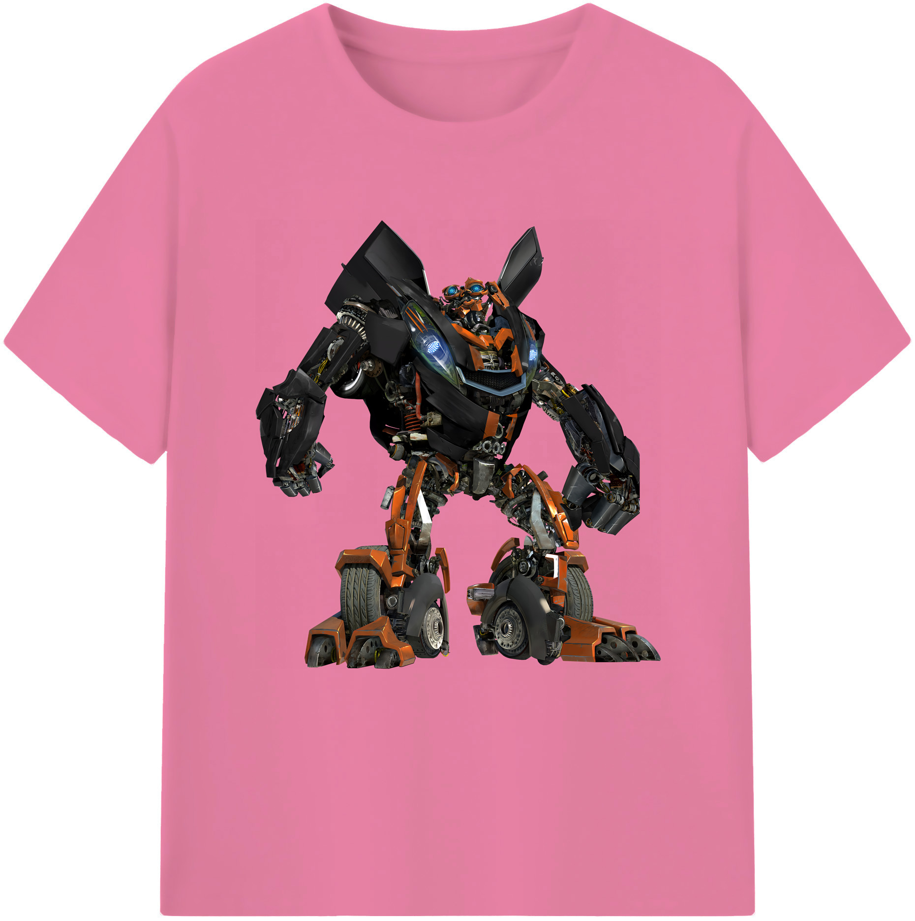 （画像用） Transformers トランスフォーマー 綿100％半袖Tシャツ（フロントプリント）
